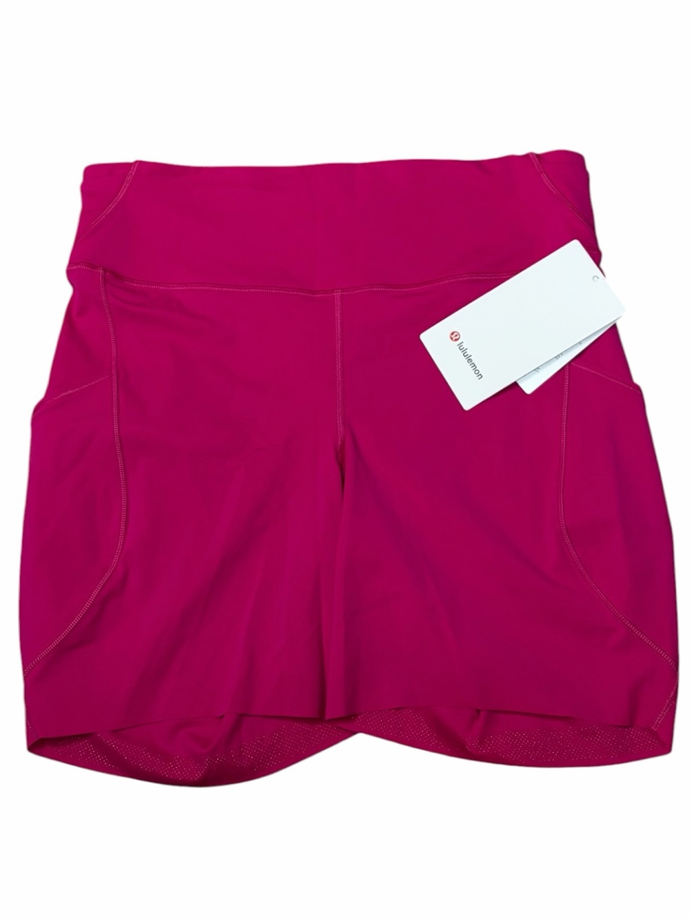 NWT Lululemon Fast and Free High-Rise Short 6" *Pockets (Pink Flare) Size 12